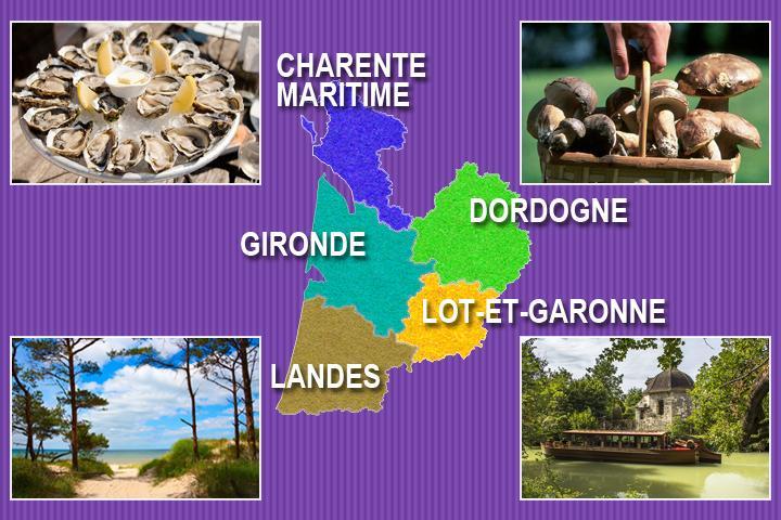 Attractions of neighbouring departments